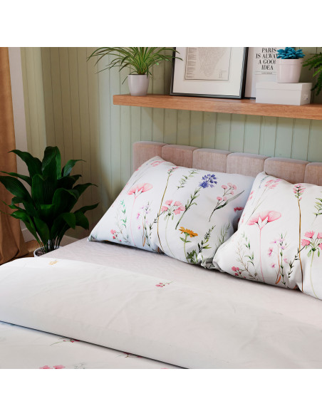 ZALURA Komplet pościeli z bawełny satynowej 160x200cm 100102