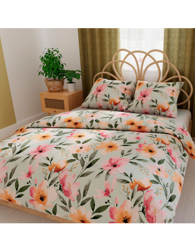 FLORALIS Komplet pościeli z bawełny satynowej 220x200cm 100103