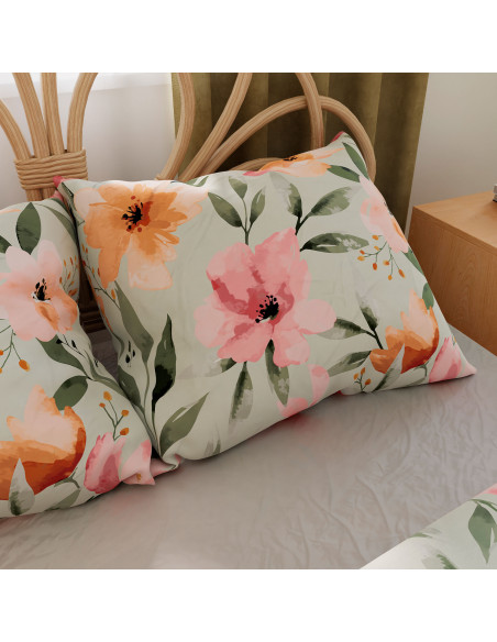 FLORALIS Komplet pościeli z bawełny satynowej 220x200cm 100103