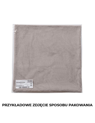 POJAZDY BETONIARA Poszewka dekoracyjna VELVET, 40x40cm, kolor 002 niebiesko-szary P00087