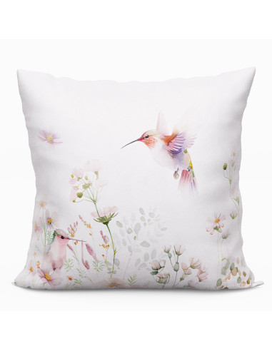 POLINA Poszewka dekoracyjna VELVET, 40x40cm, kolor 001 różowy P00128