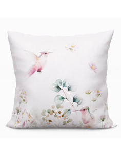 POLINA Poszewka dekoracyjna VELVET, 40x40cm, kolor 001 różowy P00128 2