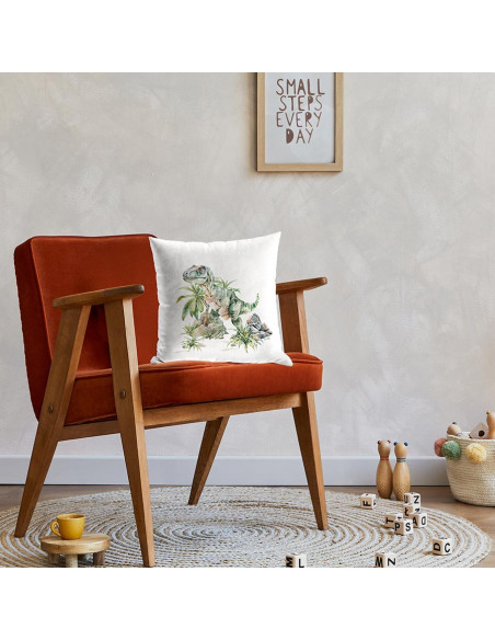 DINOZAURY Poszewka dekoracyjna VELVET, 40x40cm, kolor 001 P00304