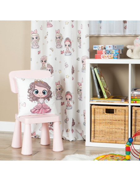 PRINCESS Poszewka dekoracyjna VELVET, 40x40cm, kolor 002 brunetka P00086