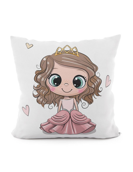 PRINCESS Poszewka dekoracyjna VELVET, 40x40cm, kolor 002 brunetka P00086