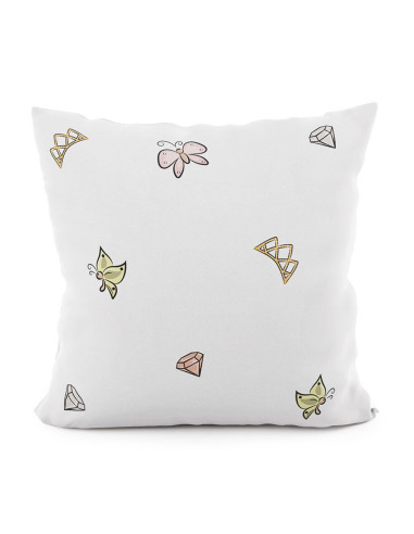 PRINCESS Poszewka dekoracyjna VELVET, 40x40cm, kolor 002 brunetka P00086