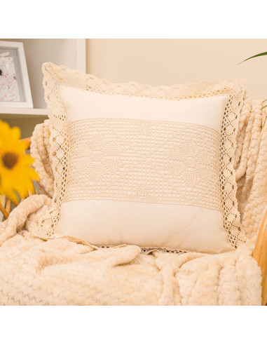 RACHELA Poszewka z ażurem, szerokość 40 x wysokość 40cm, kolor 012 kremowy 912432
