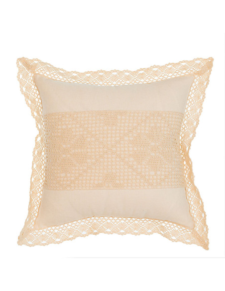 RACHELA Poszewka z ażurem, szerokość 40 x wysokość 40cm, kolor 012 kremowy 912432