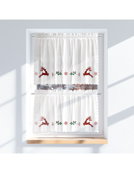 JELONKI, KRATA PATCHWORK Zazdrostka Microfibra, szerokość 100 x wysokość 40cm,  kolor 001 biały PBN350