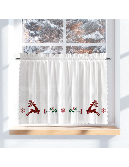 JELONKI, KRATA PATCHWORK Zazdrostka Microfibra, szerokość 100 x wysokość 60cm,  kolor 001 biały PBN350