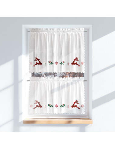 JELONKI, KRATA PATCHWORK Zazdrostka Microfibra, szerokość 100 x wysokość 60cm,  kolor 001 biały PBN350