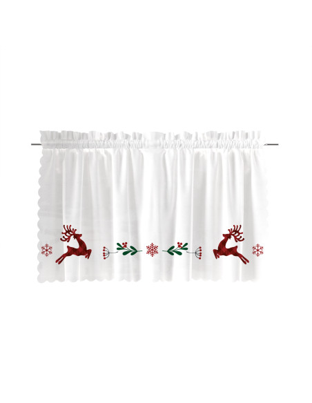 JELONKI, KRATA PATCHWORK Zazdrostka Microfibra, szerokość 100 x wysokość 60cm,  kolor 001 biały PBN350