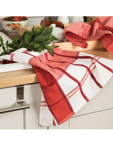 KRATI Ścierka kuchenna, rozmiar 50x70cm, kolor czerwony 005 S00005