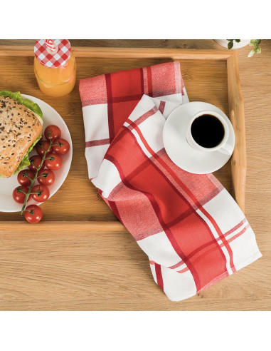 KRATI Ścierka kuchenna, rozmiar 50x70cm, kolor czerwony 005 S00005