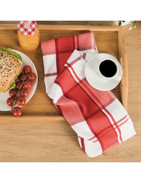 KRATI Ścierka kuchenna, rozmiar 50x70cm, kolor czerwony 005 S00005