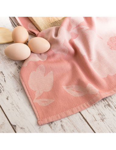 SOFIKO Ścierka kuchenna, rozmiar 50x70cm, kolor beżowo-różowy 010 S00017