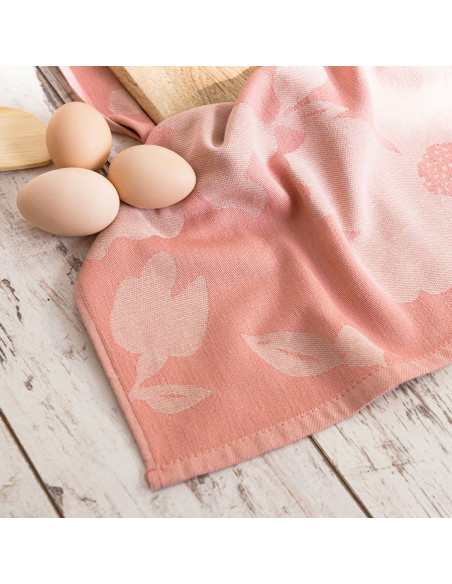 SOFIKO Ścierka kuchenna, rozmiar 50x70cm, kolor beżowo-różowy 010 S00017