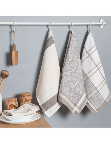 MAJOLICA Ścierka kuchenna, rozmiar 50x70cm, kolor beżowy 002 S00001