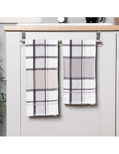 KRATI Ścierka kuchenna, rozmiar 50x70cm, kolor szaro-beżowy 002 S00005