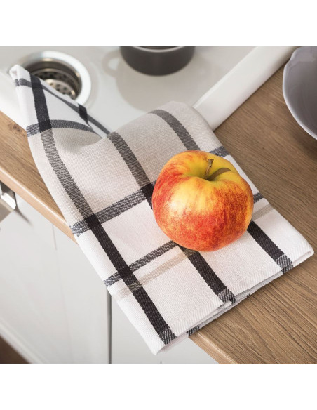 KRATI Ścierka kuchenna, rozmiar 50x70cm, kolor szaro-beżowy 002 S00005