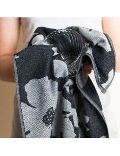 SOFIKO Ścierka kuchenna, rozmiar 50x70cm, kolor czarny 007 S00017 2