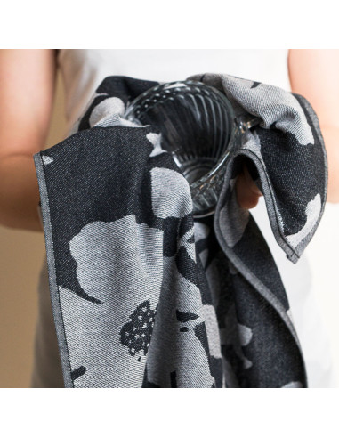 SOFIKO Ścierka kuchenna, rozmiar 50x70cm, kolor czarny 007 S00017