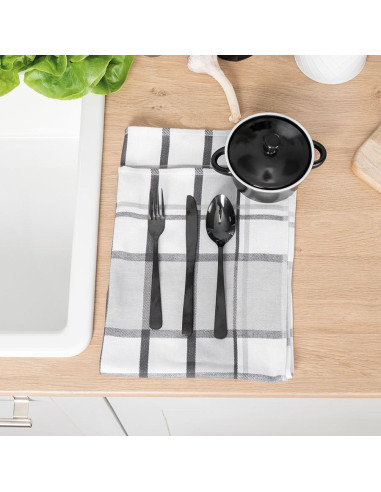 KRATI Ścierka kuchenna, rozmiar 50x70cm, kolor szary 001 S00005