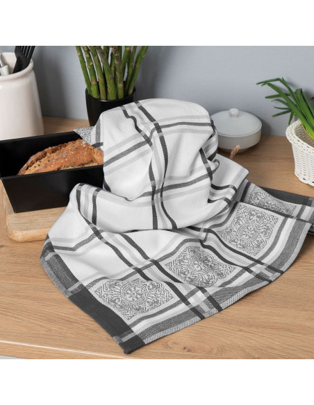 MAJOLICA Ścierka kuchenna, rozmiar 50x70cm, kolor szary 001 S00001