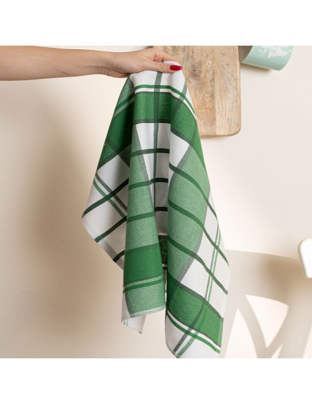 KRATI Ścierka kuchenna, rozmiar 50x70cm, kolor zielony 008 S00005