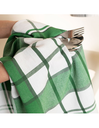 KRATI Ścierka kuchenna, rozmiar 50x70cm, kolor zielony 008 S00005