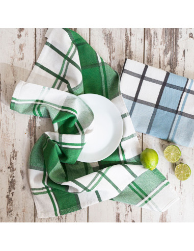 KRATI Ścierka kuchenna, rozmiar 50x70cm, kolor zielony 008 S00005