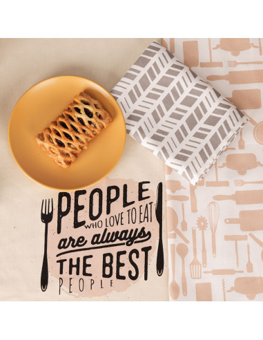 BEST PEOPLE Komplet 3 ścierek kuchennych, rozmiar 40x60cm S00015