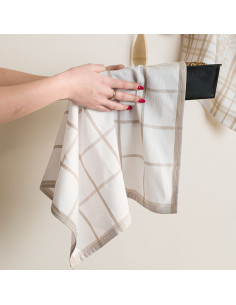 KRATKA Ścierka kuchenna, rozmiar 50x70cm, kolor beżowy 002 S00020 2