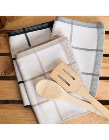 KRATKA Ścierka kuchenna, rozmiar 50x70cm, kolor beżowy 002 S00020