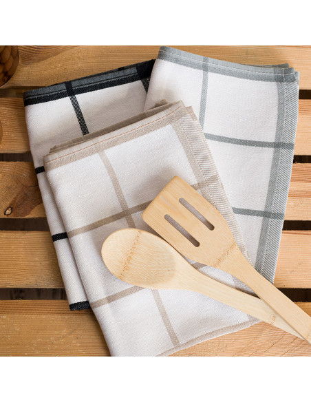 KRATKA Ścierka kuchenna, rozmiar 50x70cm, kolor beżowy 002 S00020