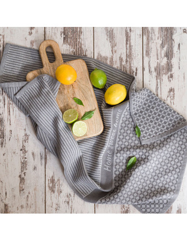 SWEET HOME Ścierka kuchenna, rozmiar 50x70cm, kolor szary 001 S00016