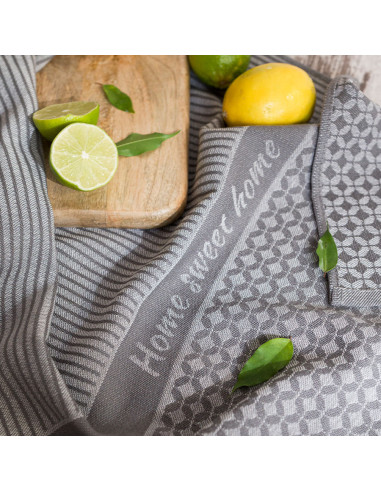 SWEET HOME Ścierka kuchenna, rozmiar 50x70cm, kolor szary 001 S00016