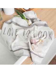 COOK Ścierka kuchenna, rozmiar 50x70cm, kolor szary 002 S00007 2