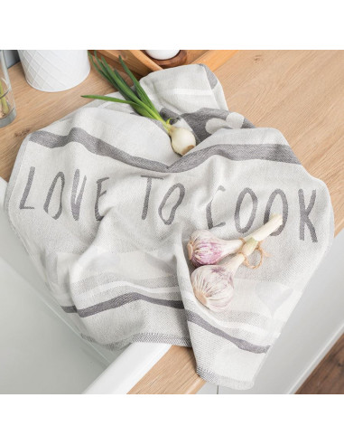 COOK Ścierka kuchenna, rozmiar 50x70cm, kolor szary 002 S00007