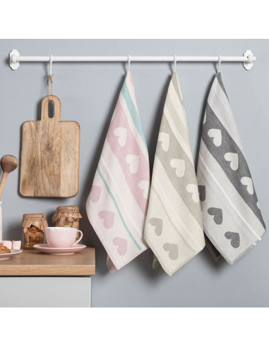 COOK Ścierka kuchenna, rozmiar 50x70cm, kolor szary 002 S00007