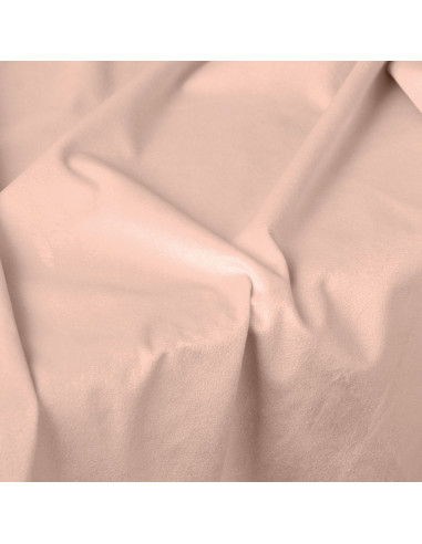 VELVI Zasłona gotowa na przelotkach, szerokość 140 x wysokość 250cm, kolor 004 pudrowy różowy VELVI0