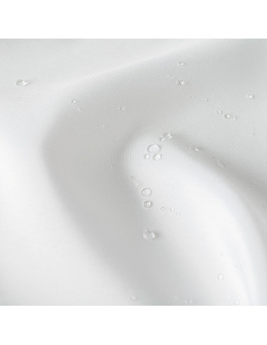 GARDENIA Zasłona gotowa na przelotkach, szerokość 140cm x wysokość 220cm, kolor 050 biały TD0025