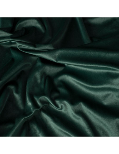 VELVI Zasłona gotowa na przelotkach, szerokość 140 x wysokość 250cm, kolor 012 szmaragdowy zielony VELVI0