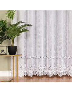 JAGODA Firanka żakardowa gotowa, szerokość 400 x wysokość 250cm, kolor 001 biały 018534 2