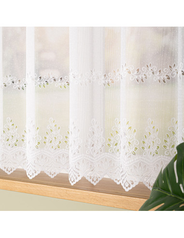 JAGODA Firanka żakardowa gotowa, szerokość 300 x wysokość 160cm, kolor 001 biały 018534