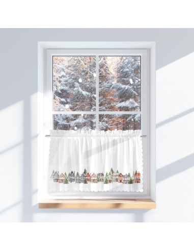 ZIMOWE MIASTECZKO Zazdrostka Microfibra, szerokość 100 x wysokość 40cm,  kolor 009 wielokolorowy PBN266