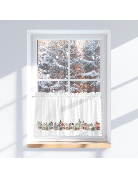 ZIMOWE MIASTECZKO Zazdrostka Microfibra, szerokość 100 x wysokość 40cm,  kolor 009 wielokolorowy PBN266