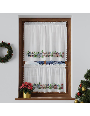 ZIMOWE MIASTECZKO Zazdrostka Microfibra, szerokość 100 x wysokość 60cm,  kolor 009 wielokolorowy PBN266