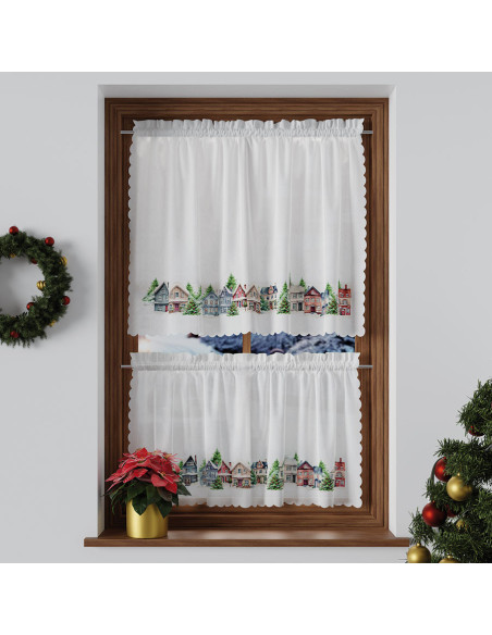 ZIMOWE MIASTECZKO Zazdrostka Microfibra, szerokość 100 x wysokość 60cm,  kolor 009 wielokolorowy PBN266