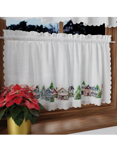 ZIMOWE MIASTECZKO Zazdrostka Microfibra, szerokość 100 x wysokość 60cm,  kolor 009 wielokolorowy PBN266